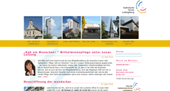 Desktop Screenshot of kath-kirche-lb.de